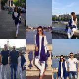 FOTO | Fiica lui Anghel Iordanescu zambeste, chiar daca ne-a batut Franta! Frumoasa Maria, care a plans in bratele tatalui ei, a iesit la o plimbare cu familia prin Paris!