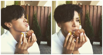 Moment amuzant cu Adelina! In cate secunde crezi ca reuseste sa dea gata un burger? Raspunsul te va surprinde