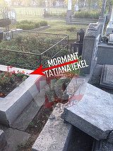 Ce s-a intamplat cu cele doua morminte distruse de vijelie, chiar langa locul de veci al Tatianei Iekel, fosta sotie a lui Florin Piersic VIDEO EXCLUSIV