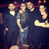 Baiatul lui Marian Vanghelie s-a intalnit in club cu alt junior celebru! FOTO