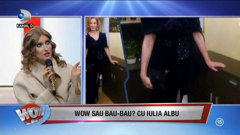 WOW sau BAU?! Iulia Albu a dat verdictul: ”Este o ţinută dezastruoasă! Va primi trofeul BAU!” Cine a reuşit să o impresioneze pe jurata de la ”Bravo, ai stil!”