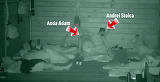 Detaliul pe care putini l-au observat aseara la Exatlon! Anda Adam si Andrei Stoica si-au unit saltelele si au dormit impreuna