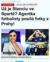 Anamaria Prodan, cum a aparut in ziarele din Cehia! Impresara a fost prezentata ca o diva, insa si in costum de baie