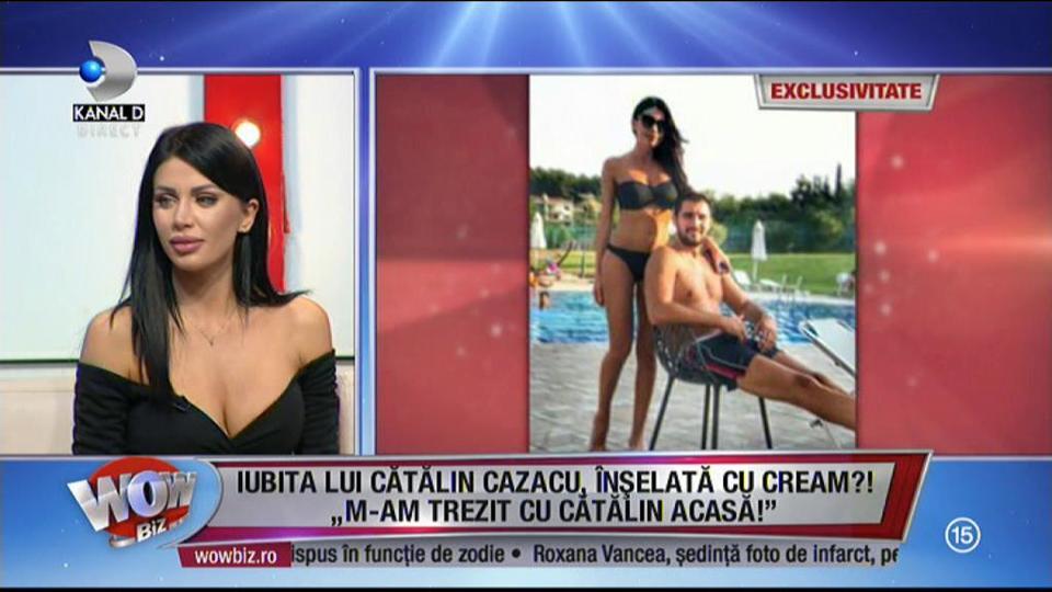 Iubita lui Cătălin Cazacu, înşelată cu Claudia Pavel?! Ana Roman a spus totul în direct, la WOWbiz: ”Am fost însărcinată!”