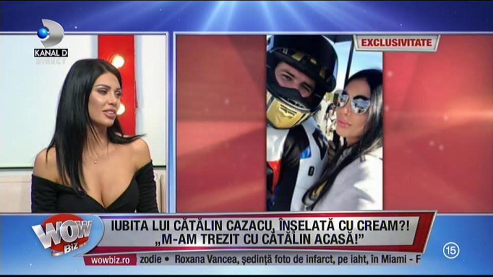 Iubita lui Cătălin Cazacu, înşelată cu Claudia Pavel?! Ana Roman a spus totul în direct, la WOWbiz: ”Am fost însărcinată!”