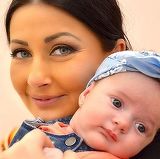 Imagini dragalase cu Gabriela Cristea si Bella Margot Victoria! Cum ii canta vedeta fetitei sale?