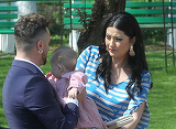 Cum s-a imbracat Gabriela Cristea la petrecerea de botez a fetitei sale? Avem imaginea!