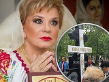 Scandal la mormantul regretatei Ionela Prodan. Vezi ce s-a intamplat la locul de veci al artistei imediat dupa inmormantare. "Astia sunt plini de bani" FOTO!