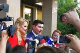 Cristi Borcea si Valentina Pelinel, primele declaratii dupa cununia civila! Unde vor petrece luna de miere
