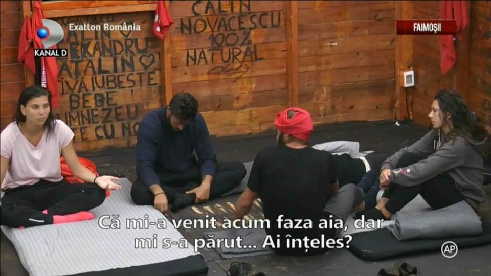 Exatlon 9 noiembrie. Discuţii aprinse în echipa Faimoşilor! Monica Roşu ameninţă: „Îmi bag picioarele şi mâine plec acasă”