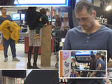 Vladimir Drăghia, un bărbat fericit lângă fetele din viaţa lui! Uite-l pe Faimos la shopping împreună cu soţia Alice şi cu fetiţa Alaia Zora VIDEO