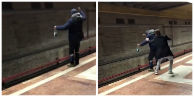Momente halucinante în Bucureşti! Un bărbat a fost salvat de la moarte, după ce a vrut să se arunce în faţa metroului. Un tânăr l-a oprit în ultimul moment