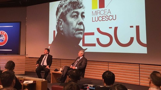 VIDEO | Surpriză uriaşă pentru Ogăraru la cursurile de antrenor de la UEFA. Conferinţă specială a lui Mircea Lucescu, organizată de Ionuţ Lupescu