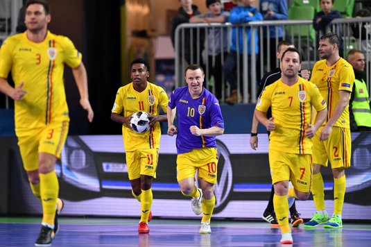 România a fost învinsă de Portugalia în primul meci de la Campionatul European de futsal