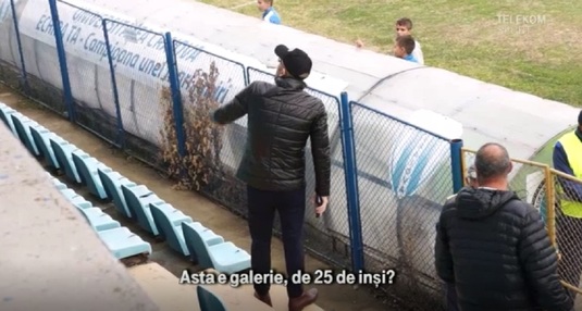 VIDEO| Dialog fabulos între Mititelu şi fanii lui CS U Craiova: "Asta e galerie, de 25 de inşi?" Ce răspuns a primit