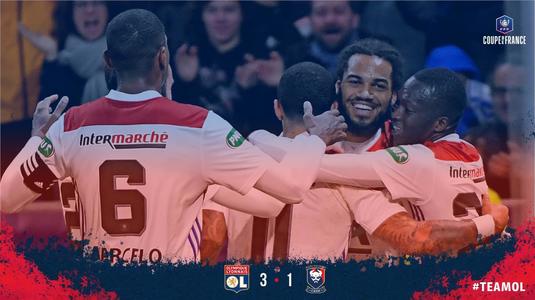 VIDEO | Cupa Franţei | Lyon - Caen 3-1. Victorie facilă pentru ”puşti”. Oaspeţii au jucat în 10 în ultimele minute ale meciului