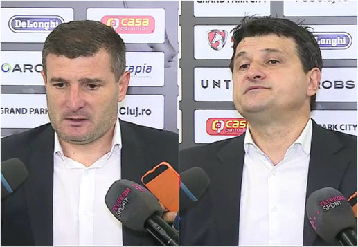 VIDEO | Reacţii după egalul dintre U Cluj şi UTA. Balint: ”Două puncte pierdute de noi”.  Falub: ”Nu avem constanţă”