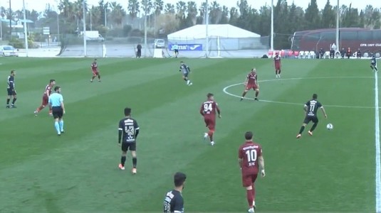 VIDEO | CFR Cluj a suferit o înfrângere în penultimul amical din cantonamentul din Spania. Omrani a ratat un penalty