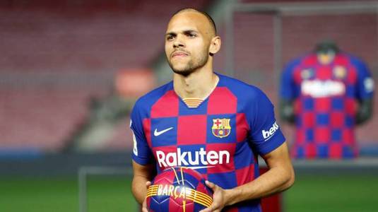 VIDEO | Braithwaite a lovit din nou. Cum s-a făcut de râs atacantul de conjunctură al Barcelonei