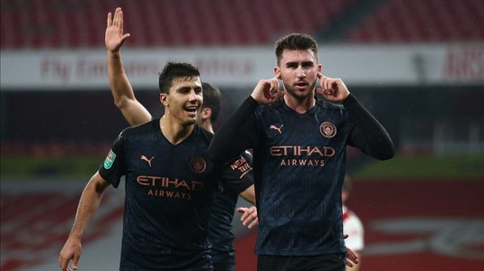 Manchester City o învinge cu 4-1 pe Arsenal şi se califică în semifinalele Cupei Ligii