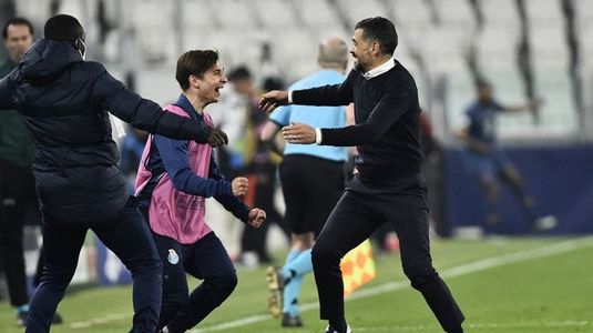 Conferinţa de presă a managerului celor de la Porto, Sergio Conceicao, după calificarea în faţa lui Juventus a durat mai puţin de un minut