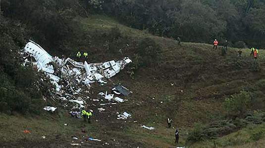 Autorităţile au făcut un arest în cazul prăbuşirii avionului lui Chapecoense! Cine a fost găsit vinovat la cinci ani după tragedie