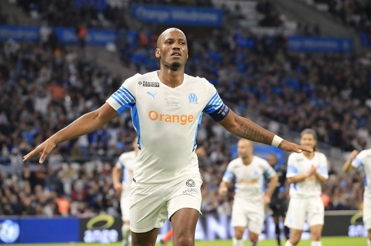 VIDEO | Didier Drogba, neschimbat la 43 de ani! Ivorianul a marcat un hat-trick pentru Marseille într-un meci caritabil