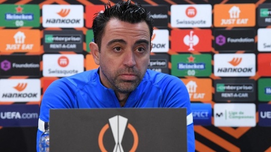 Barcelona, în sferturile Europa League. Xavi, gânduri despre trofeu: ”E greu de câştigat. Nu avem experienţa să jucăm aici”