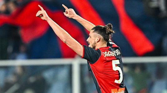 Radu Drăguşin, în topul celor mai valoroşi jucători U23 din lume. Fundaşul lui Genoa este cotat la 11 milioane de euro