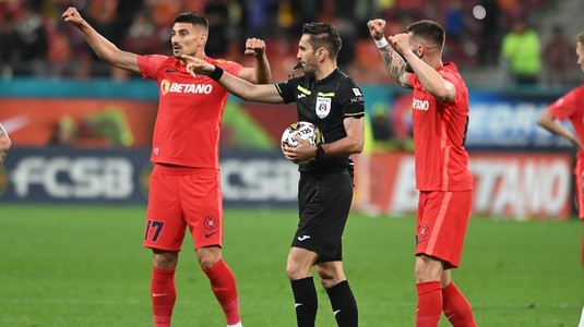 S-a anunţat brigada de arbitri pentru meciul FCSB - Rapid. La centru, talismanul ”roş-albaştrilor”