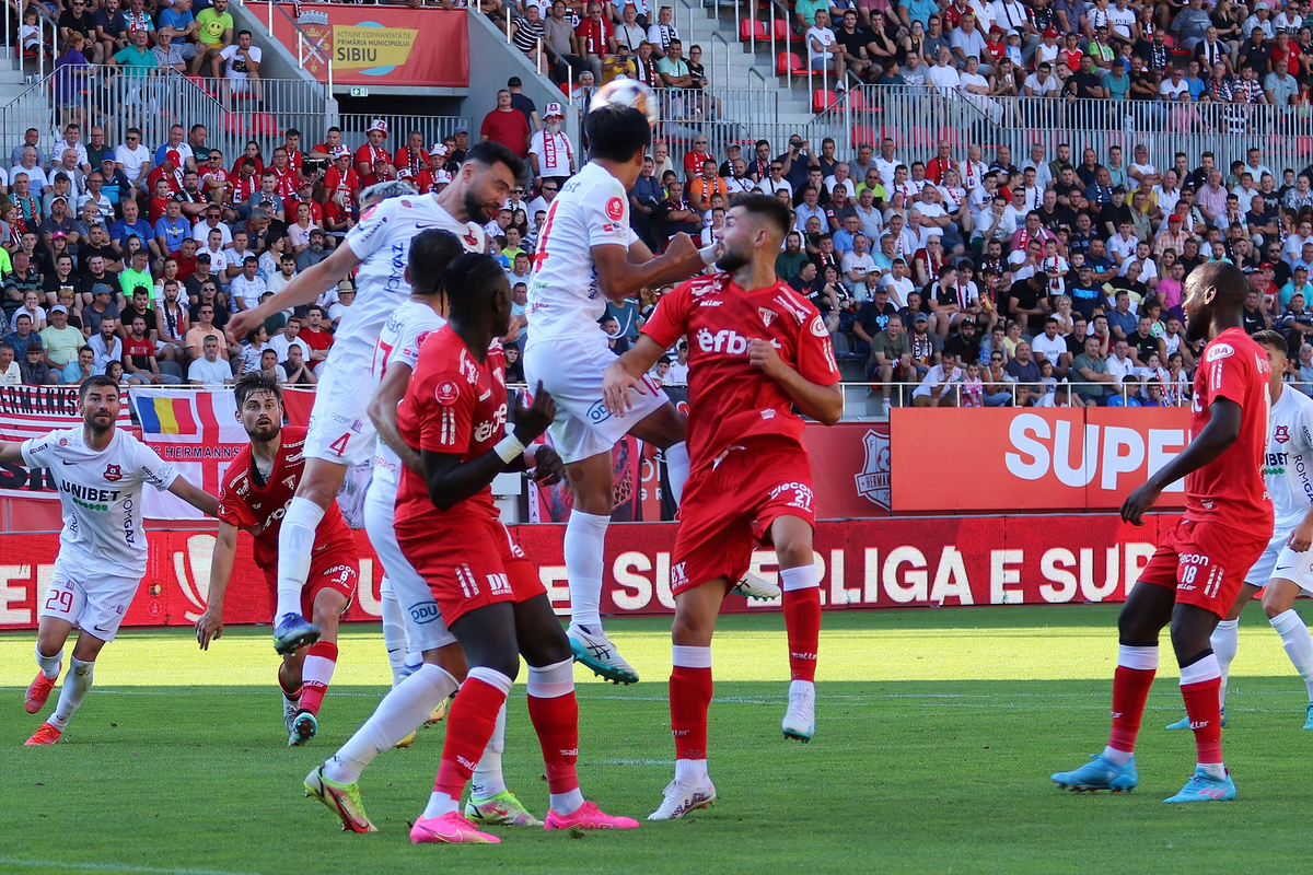 Fotbal: FCSB a câştigat la Sibiu, 1-0 cu FC Hermannstadt, în Superligă