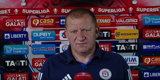 Dorinel Munteanu, după Oţelul - Rapid 0-0: ”Am fost mai buni! Rapidul nu a avut vreo ocazie importantă”