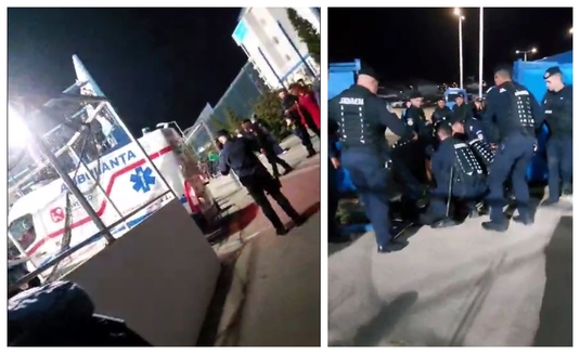 VIDEO | Incidente la finalul meciului Farul - U Cluj! Jandarmii au fost nevoiţi să intervină în forţă