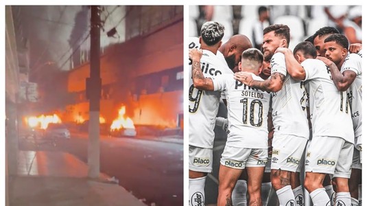 VIDEO | Suporterii lui Santos au incendiat oraşul după ce legendara echipă a retrogradat pentru prima dată în 111 ani