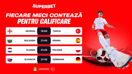 Georgia visează la Mondial, Olanda vânează recorduri