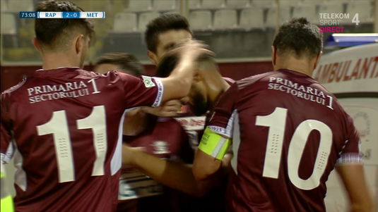 VIDEO | Academia Rapid - Metaloglobus II 2-0. Veteranul Daniel Niculae i-a salvat pe giuleşteni!
