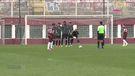VIDEO | Academia Rapid, victorie cu emoţii în Cupa României. Giuleştenii au avut în faţă un portar fără o mână