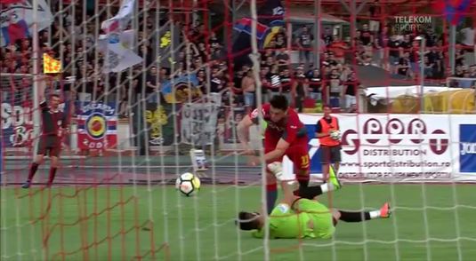 VIDEO | Bâtfoi, atacat brutal de Ignat. Portarul celor de la Academia Rapid a fost la un pas să-i rupă piciorul