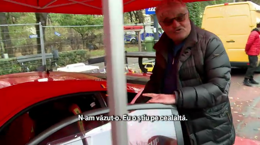 VIDEO | Maşina lui Mihai Leu i-a creat probleme lui Ioan Andone: "Eu nu mă pot urca!" :)