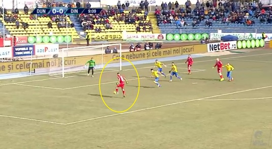 VIDEO | Nu o să ghiceşti niciodată cum s-a terminat faza asta! Moment incredibil cu golgheterul lui Dinamo în prim-plan
