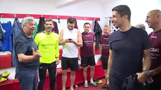 VIDEO | Mircea Lucescu a făcut linişte în vestiarul Rapidului şi l-a "urecheat" pe Răzvan: "Băi, tu le dai voie cu muzica asta?"