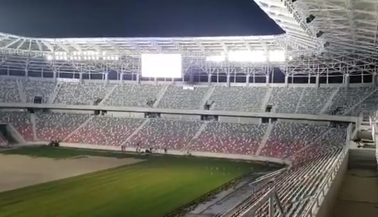VIDEO | Imagini superbe de la noua arenă din Ghencea. Este tot mai aproape de finalizare: "Tribunele aşteaptă suporterii"