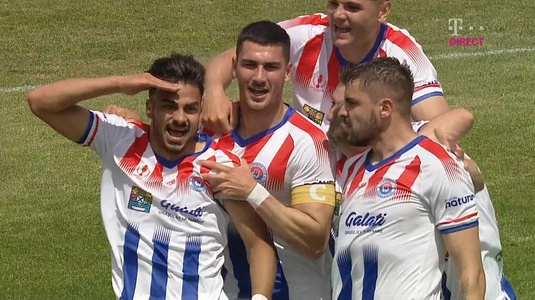 VIDEO | Oţelul Galaţi - Dacia Unirea Brăila 1-1. Promovarea în Liga a II-a se decide săptămâna viitoare