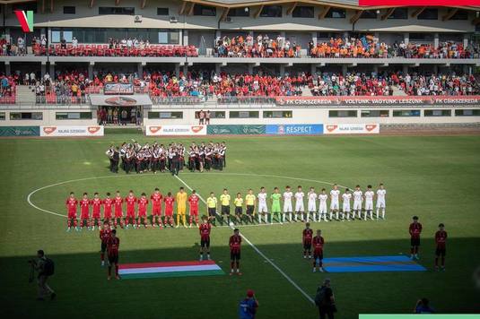 Stadionul din Miercurea Ciuc, inaugurat cu un meci Csikszereda U18 - Ungaria U18. Viktor Orban a fost prezent la eveniment