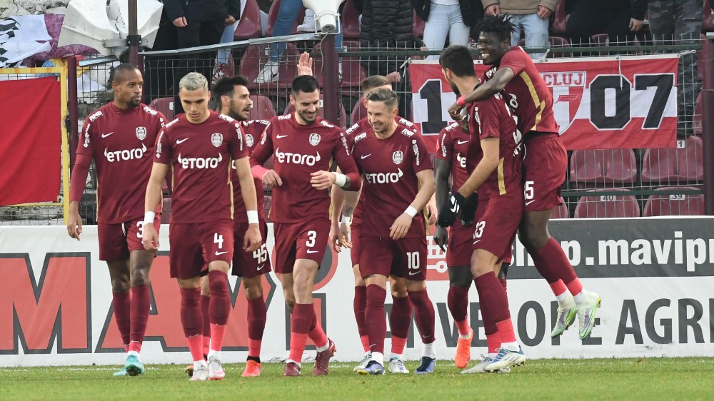 CFR Cluj a învins-o pe FC Hermannstadt cu scorul de 3-2