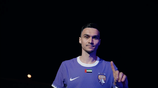 OFICIAL | Adrian Şut a fost prezentat la Al-Ain! Reacţia FCSB-ului: "Clubul nostru îi mulţumeşte pentru implicare"