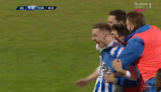 VIDEO | Ionuţ Panţîru are motive maxime de bucurie. Golul cu FCSB a fost primul din cariera lui! Gest impresionant imediat după meci!