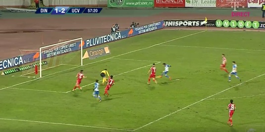 VIDEO | 9 din 10 jucători ar fi dat gol din această poziţie. Al 10-lea e Bărbuţ! :) Cum a ratat mijlocaşul Craiovei