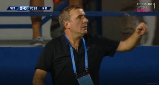 VIDEO | Motivul pentru care Viitorul a rămas cu FCSB în 10 oameni încă din minutul 5. Ce a făcut Virgil Ghiţă şi reacţia lui Gică Hagi