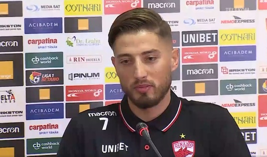 VIDEO | Grozav, prezentat oficial de Dinamo: "Niciodată la FCSB!" Discuţia cu Contra, ofertele primite şi de ce a ales până la urmă trupa roş-albă